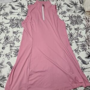 Activeweqr Dress Golf Padle Tennis Pink Dress with short and  Zipper.